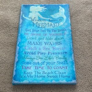 Mermaid wall art